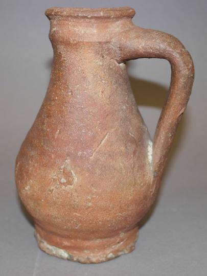 fourteenth or fifteenth century English ceramic jug
