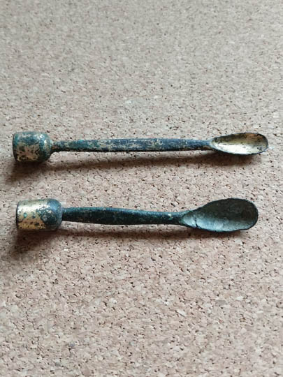 Anglo-Saxon Anointing/Chalice Spoons