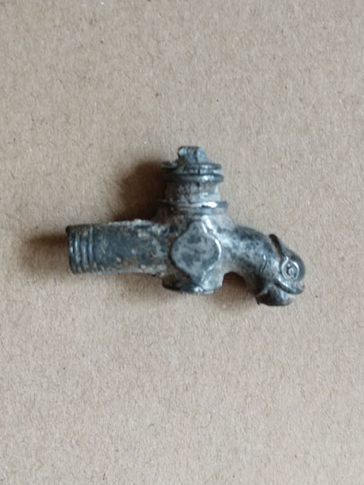 Silver Aquamanile Tap from Canterbury